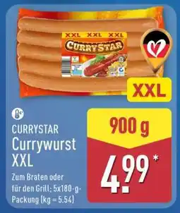 Aldi Nord CURRYSTAR Currywurst XXL Angebot