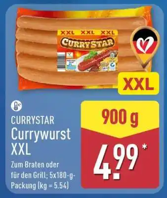 Aldi Nord CURRYSTAR Currywurst XXL Angebot