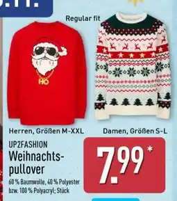 Aldi Nord UP2FASHION Weihnachtspullover Angebot