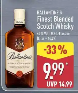 Aldi Nord Ballantine’s Finest Blended Scotch Whisky Angebot