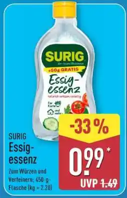 Aldi Nord Surig Essigessenz Angebot