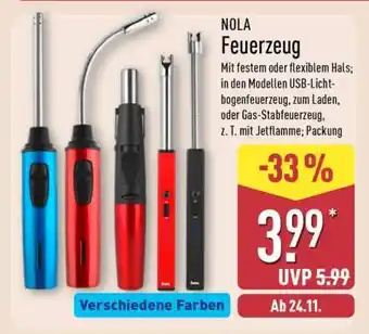 Aldi Nord Nola Feuerzeug Angebot