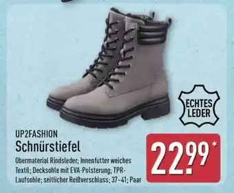 Aldi Nord UP2FASHION Schnürstiefel Angebot