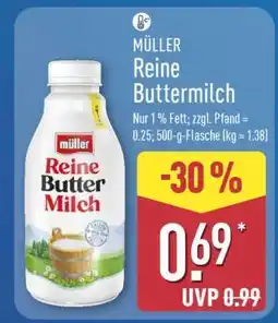 Aldi Nord MÜLLER Reine Buttermilch Angebot