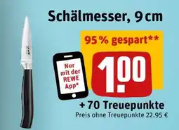 REWE Schälmesser, 9 cm Angebot