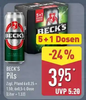 Aldi Nord Beck's Pils Angebot