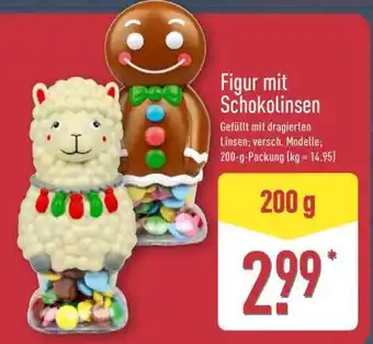 Aldi Nord Figur mit Schokolinsen Angebot
