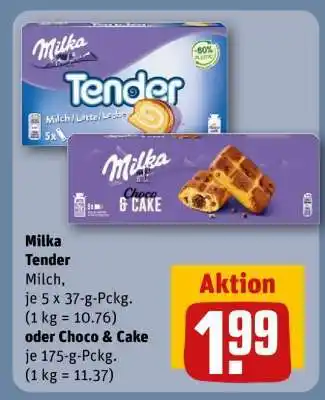 REWE Milka Tender oder Choco & Cake Angebot
