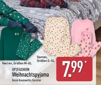 Aldi Nord UP2FASHION Weihnachtspyjama Angebot