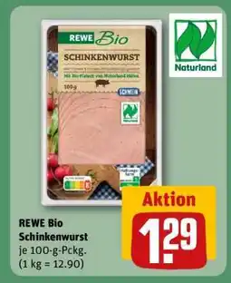 REWE REWE Bio Schinkenwurst Angebot