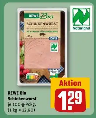 REWE REWE Bio Schinkenwurst Angebot