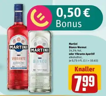 REWE Martini Bianco Wermut oder Vibrante Aperitif Angebot
