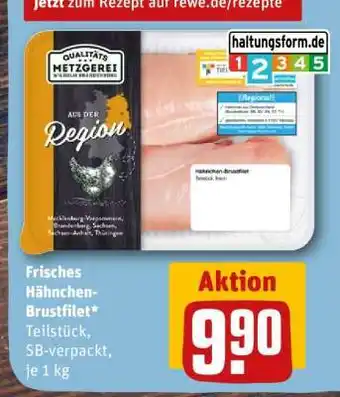 REWE Frisches Hähnchen-Brustfilet Angebot