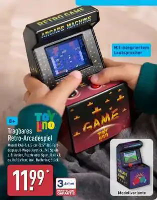 Aldi Nord Tragbares Retro-Arcadespiel Angebot