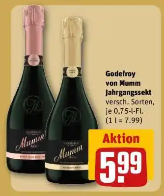 REWE Godefroy von Mumm Jahrgangssekt Angebot