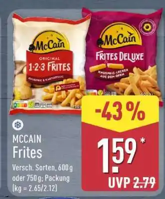 Aldi Nord McCain Frites Angebot