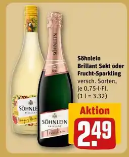 REWE Söhnlein Brillant Sekt oder Frucht-Sparkling Angebot