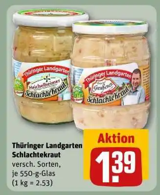 REWE THÜRINGER LANDGARTEN Schlachtekraut Angebot