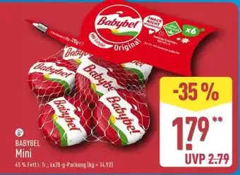 Aldi Nord BABYBEL Mini Angebot