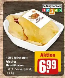 REWE REWE Feine Welt Frisches Maishähnchen Angebot