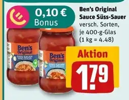 REWE Ben’s Original Sauce Süß-Sauer Angebot
