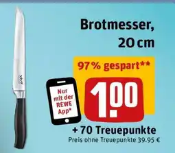 REWE Brotmesser, 20 cm Angebot