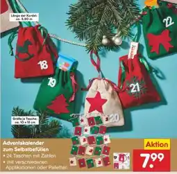 Netto Marken-Discount Adventskalender zum Selbstbefüllen Angebot