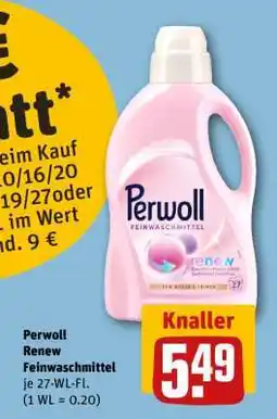 REWE Perwoll Renew Feinwaschmittel Angebot