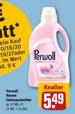 REWE Perwoll Renew Feinwaschmittel Angebot