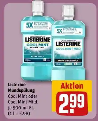 REWE LISTERINE Mundspülung Angebot