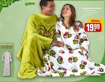 REWE Kuscheldecke mit Ärmeln Angebot