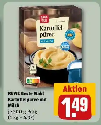 REWE REWE Beste Wahl Kartoffelpüree mit Milch Angebot