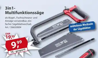 Sonderpreis Baumarkt GERMANIA 3in1- Multifunktionssäge Angebot