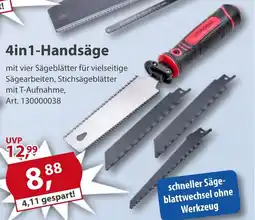 Sonderpreis Baumarkt GERMANIA 4in1-Handsäge Angebot