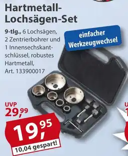 Sonderpreis Baumarkt GERMANIA Hartmetall- Lochsägen-Set Angebot