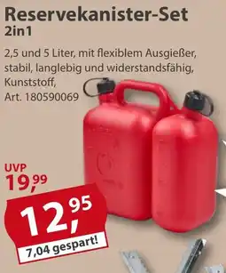Sonderpreis Baumarkt Reservekanister-Set 2in1 Angebot