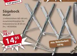 Sonderpreis Baumarkt Sägebock Metall Angebot