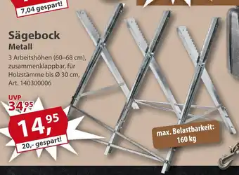 Sonderpreis Baumarkt Sägebock Metall Angebot
