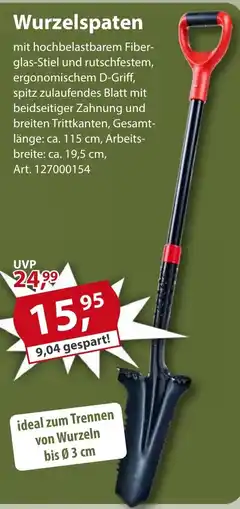Sonderpreis Baumarkt Wurzelspaten Angebot