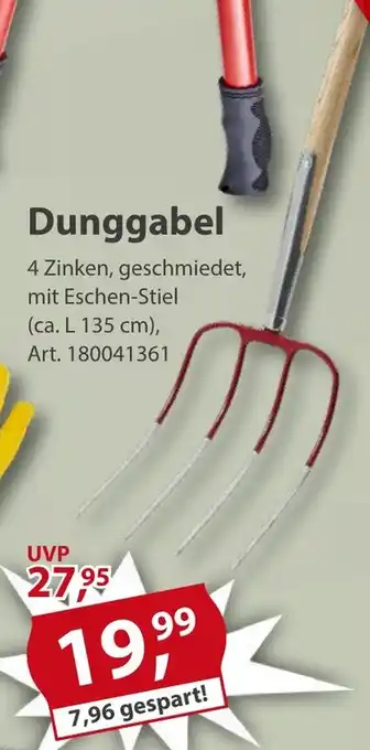Sonderpreis Baumarkt Dunggabel Angebot