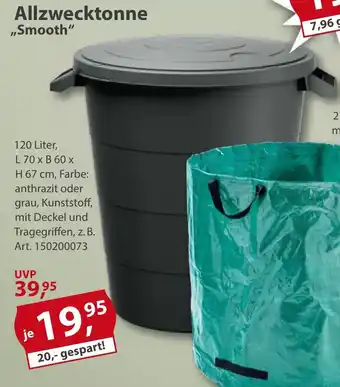 Sonderpreis Baumarkt Allzwecktonne ,,Smooth" Angebot