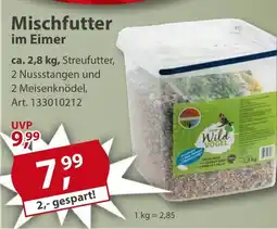 Sonderpreis Baumarkt Wild VOGEL Mischfutter im Eimer Angebot