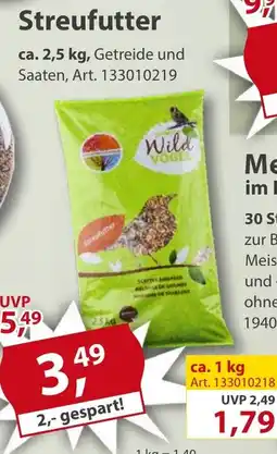 Sonderpreis Baumarkt Wild VOGEL Streufutter Angebot