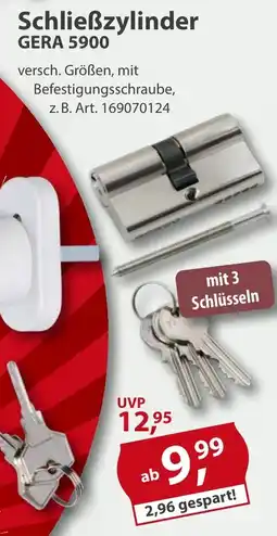 Sonderpreis Baumarkt Schließzylinder GERA 5900 Angebot