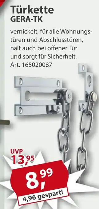 Sonderpreis Baumarkt Türkette GERA-TK Angebot