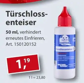 Sonderpreis Baumarkt Türschlossenteiser Angebot