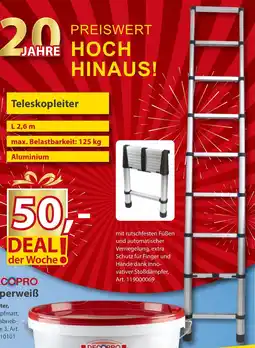 Sonderpreis Baumarkt Teleskopleiter Angebot