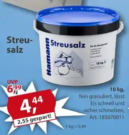Sonderpreis Baumarkt Hamann Streusalz Angebot