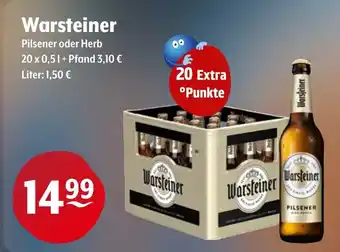 Getränke Hoffmann Warsteiner Pilsener oder Herb Angebot