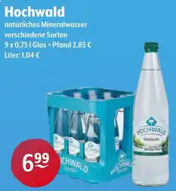 Getränke Hoffmann Hochwald natürliches Mineralwasser Angebot